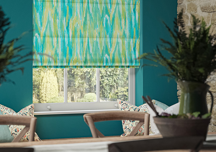 Bombay Velvet, Citrus Burst - Twist&Fit Roman Blind - Image 5